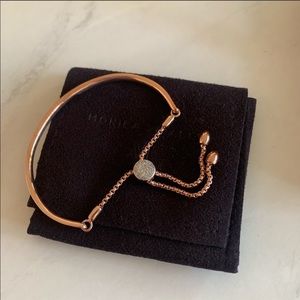 Monica Vinader Diamond Toggle Bracelet